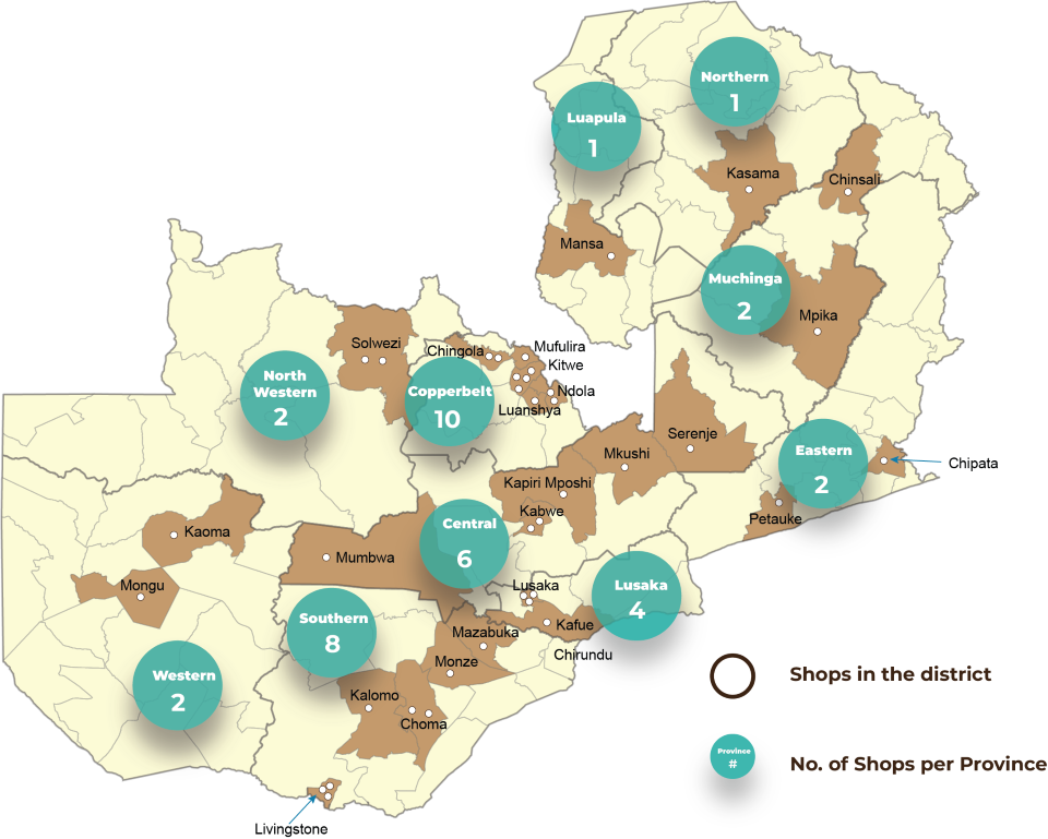 Clothes and shoes Map